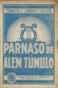 O primeiro livro psicografado por Francisco Cândido é publicado pela Federação Espírita Brasileira.A obra poética Parnaso de Além Túmulo trouxe poemas dos maiores gênios da literatura luso-brasileira, cada um em seu estilo inconfundível, trazendo do além túmulo a mensagem de que a morte não existe.A repercussão da obra, nos meios espíritas e fora deles foi imensa.
